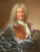 Hyacinthe Rigaud Portrait de Jean-Francois de La Porte (1675-1745), seigneur de Meslay, fermier general oil painting reproduction